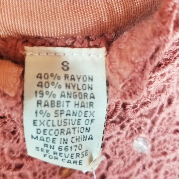 Y2j moth Anthropologie beaded jeweled cardigan sweater new - Picture 6 of 11